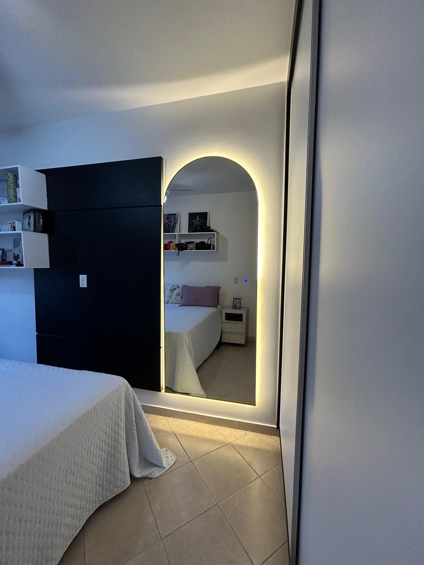 Espelho Orgânico Marrakesh Com Led