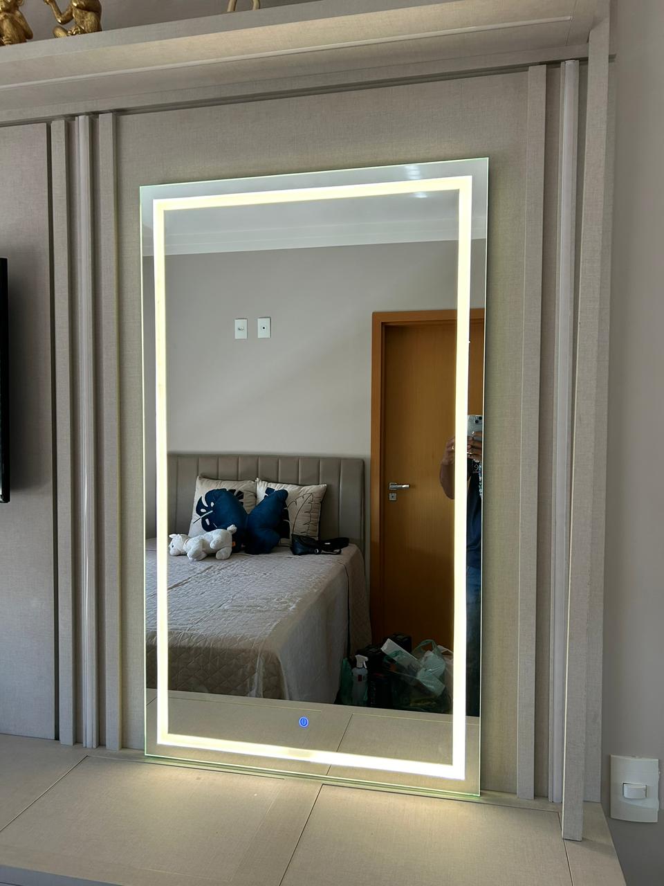 Espelho Orgânico Lisboa Retangular Com Led