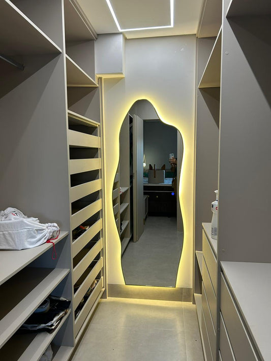Espelho Orgânico Tóquio Com Led