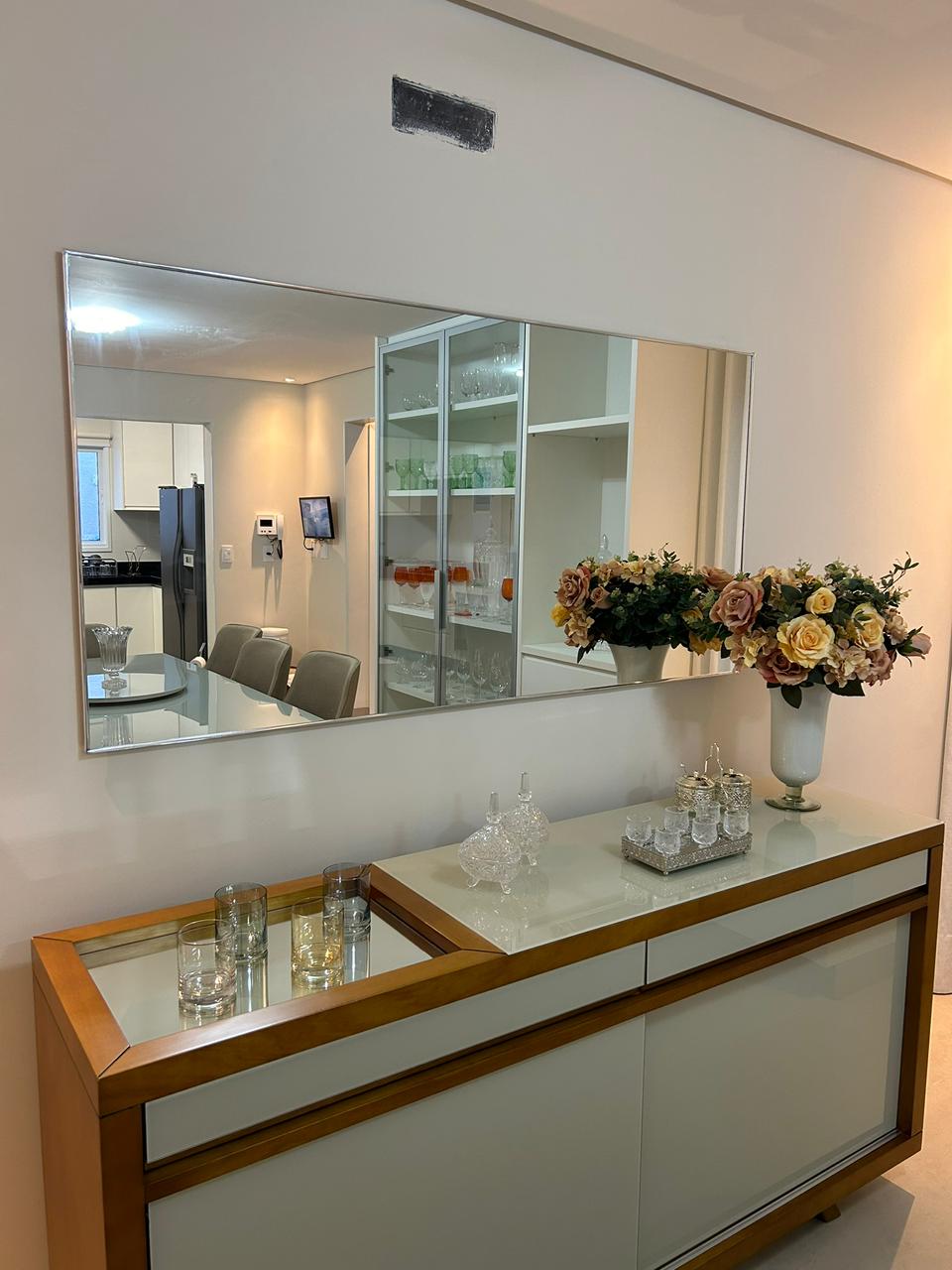 Espelho Orgânico Oslo Retangular Com Moldura