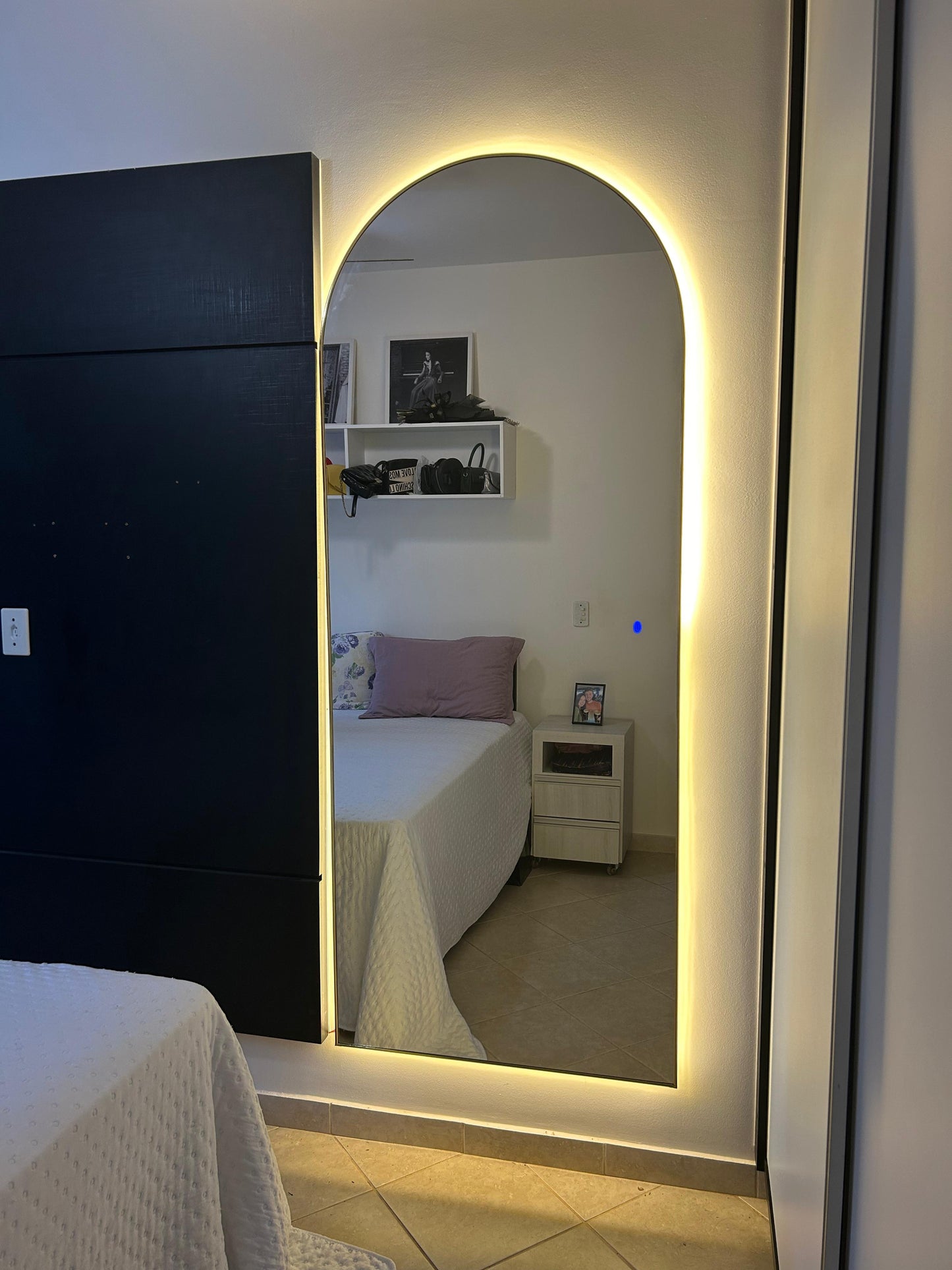 Espelho Orgânico Marrakesh Com Led