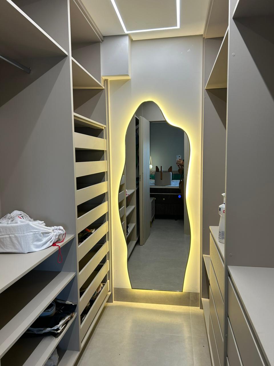 Espelho Orgânico Tóquio Com Led