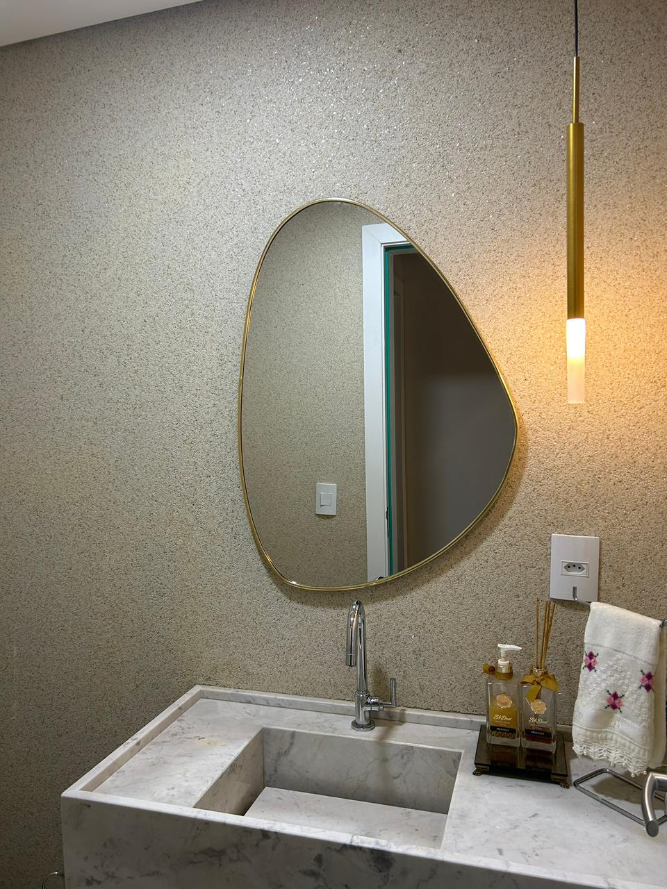 Espelho Orgânico Seul com moldura