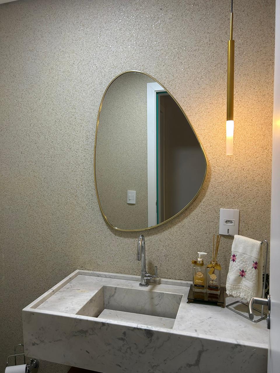 Espelho Orgânico Seul com moldura