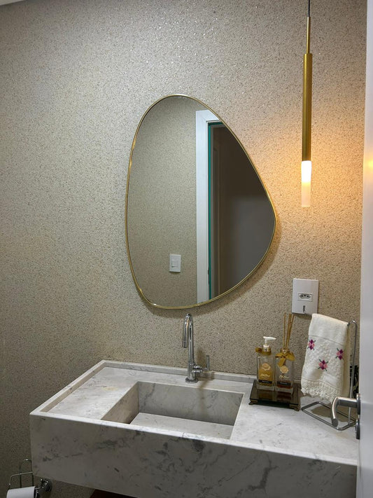 Espelho Orgânico Seul com moldura