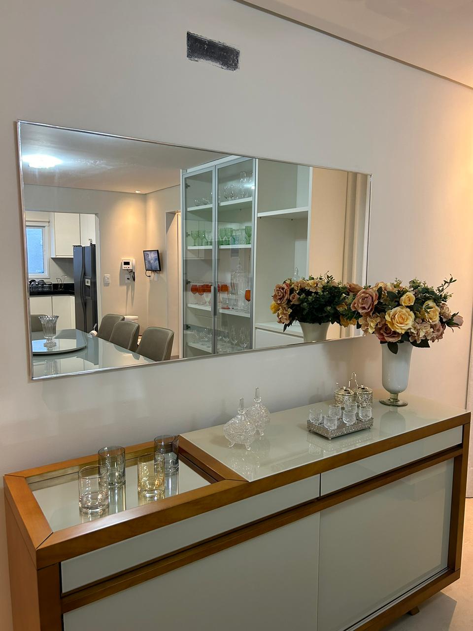 Espelho Orgânico Oslo Retangular Com Moldura